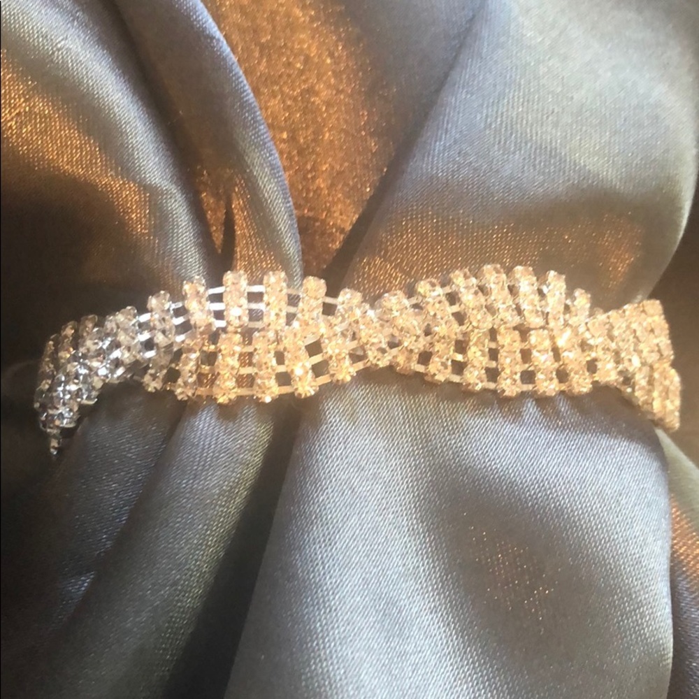Rhinestone Bridal Bracelet- lots of shine!!